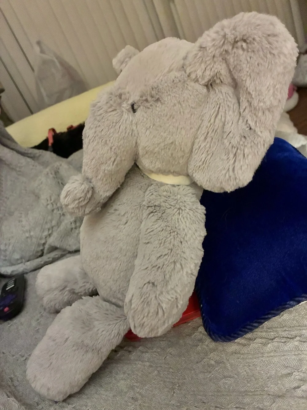 Pottery Barn Kids Nursery Collections Plush Grey Elephant. Clean & Sanitized. EC